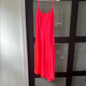 A New Day Asymmetrical Orange Sundress